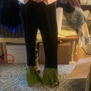 Yoga pants made into belt dance pants